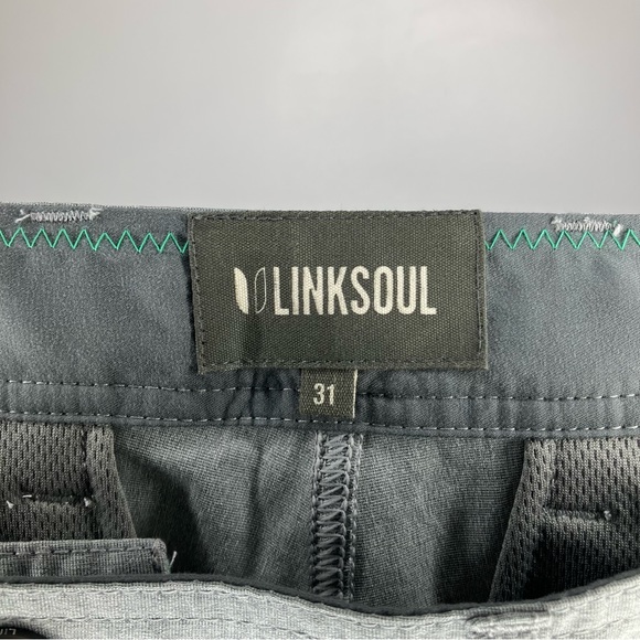 NWT LINKSOUL LINK SOUL Solid Boardwalker Short Grey 31 - Picture 5 of 7